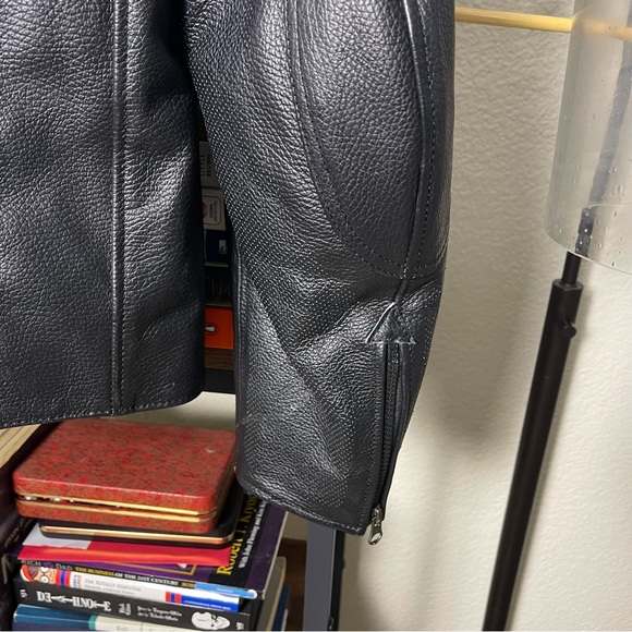 Dainese Settantadue Padded Mens leather motorcycle jacket Sz 54 Codice Controllo - Picture 7 of 16